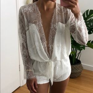 Lace romper